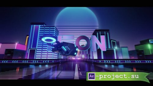 Videohive - Neon City Logo - 29295940 - Project for After Effects
