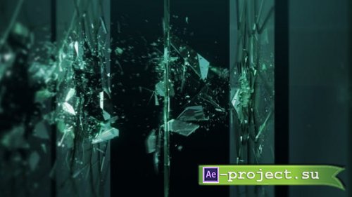 Videohive - Shattered Glass Logo Ident - 29184519 - Project for After Effects