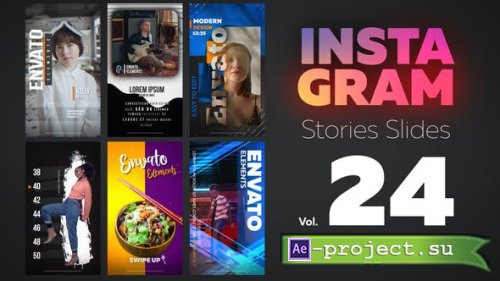 Videohive - Instagram Stories Slides Vol. 24 - 29342346 - Project for After Effects