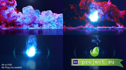 Videohive - Color Smoke Explosion Logo - 29218057 - Project for After Effects
