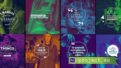 Videohive - 20 Qoutes Titles Instagram Pack 1 - 29331548 - Project for After Effects