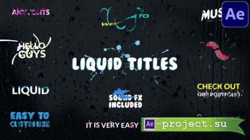 Videohive - Liquid Titles | After Effects - 29350548 - After Effects Project & Script
