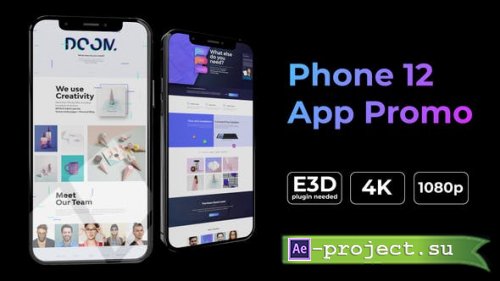 Videohive - Phone 12 App Promo - 28705557 - Project for After Effects