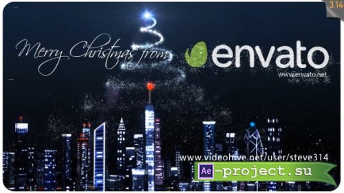 Videohive - Christmas Over the City - 19138497 - Project for After Effects