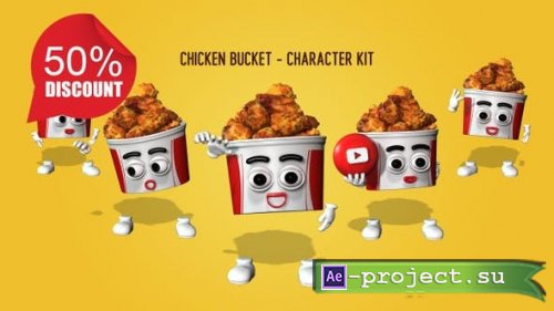 Videohive - Chicken Bucket - Character Kit - 27042481 - Motion Graphics