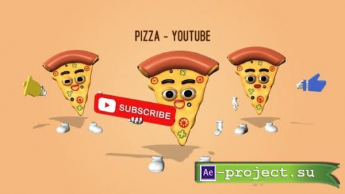Videohive - Pizza - Youtube - 27388735 - Motion Graphics
