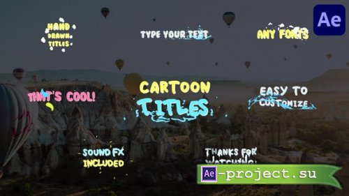 Videohive - Cartoon Titles | After Effects - 29401136 - Project for After Effects