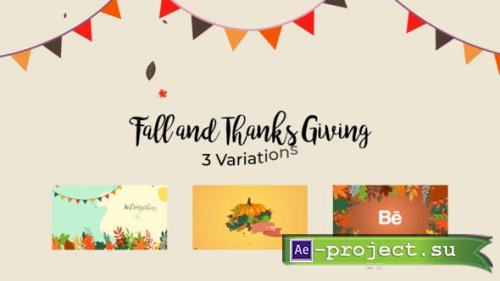 Videohive - Fall and Thanksgiving Reveal - 29366239 - Project for After Effects