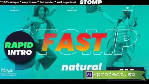 Videohive - Stomp - Rapid Intro - 29282587 - Project for After Effects