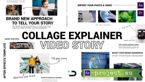 Videohive - Collage Explainer Video Story - 24356977 - Project for After Effects