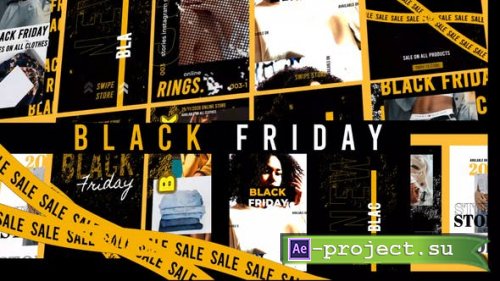 Videohive - Black Friday Stories Instagram Gold - 29443434 - Project for After Effects