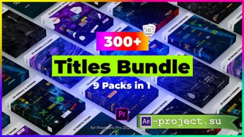 Videohive - 9 in 1 Titles Pack Bundle - 28858424 - Premiere Pro Templates