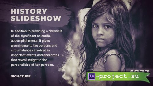Videohive - History Slideshow - 29410048 - Premiere Pro & After Effects Templates