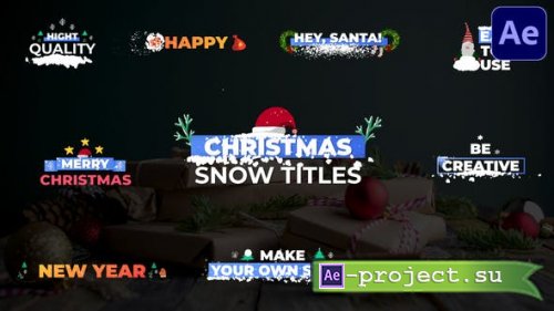 Videohive - Christmas Snow Titles | After Effects - 29479033 - After Effects Project & Script