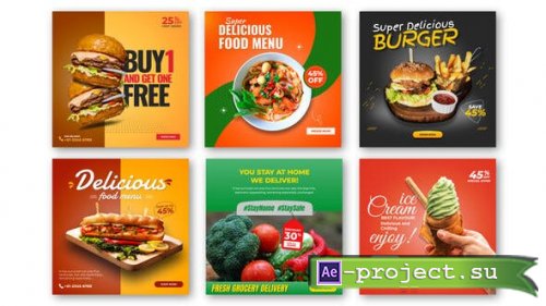 Videohive - Food Promo Instagram Post V25 - 29485425 - Project for After Effects