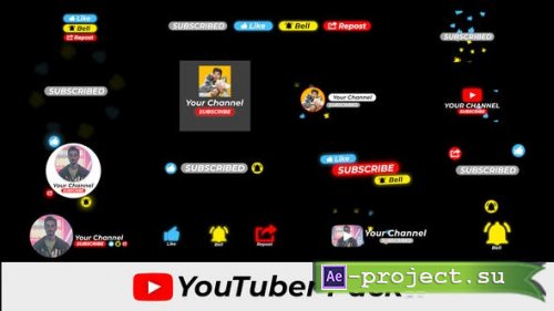 Videohive - YouTuber Pack - 28744213 - Project for After Effects