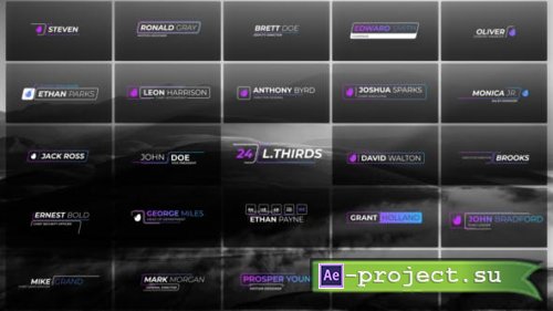 Videohive - Lower Thirds Gradient Style  - 23178497 - Project for After Effects