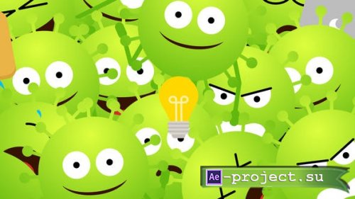 Videohive - Virus Character Animations - 29513030 - Project for After Effects