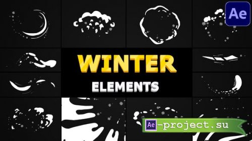 Videohive - Snow Motion Elements | After Effects - 29508255 - After Effects Project & Script