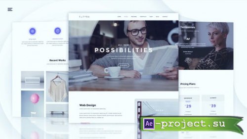 Videohive - Modern Website Promo - 22424153 - Project for After Effects