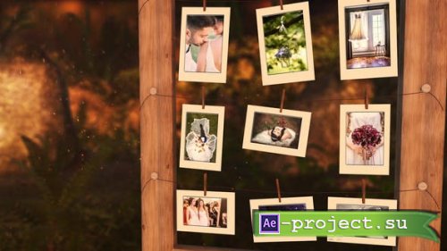 Videohive - Photo gallery in an enchanted forest - 24597028 - Project for After Effects