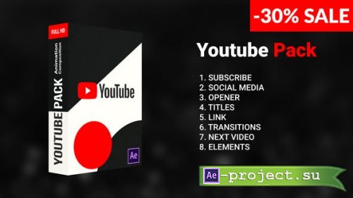 Videohive - Youtube Pack - 23579479 - Project for After Effects