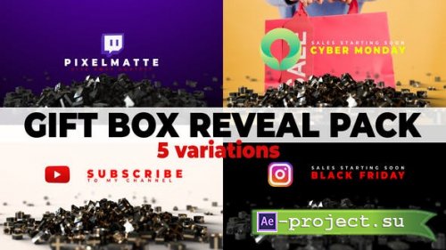 Videohive - Gift Box Reveal Packs | Social Media | Black Friday & Cyber Monday - 29504147