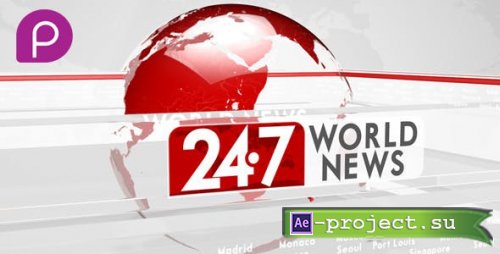 Videohive - 24/7 WORLD NEWS - 10022373 - Project for After Effects
