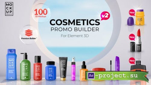 Videohive - Cosmetics Promo Builder V2 - 27750938 - Project & Script for After Effects
