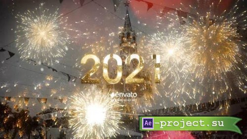 Videohive - 2021 New Year Gold Countdown - 25062249 - Project for After Effects