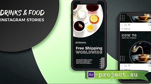 Drinks Food Instagram Stories & Posts 855084 - Project for After Effects