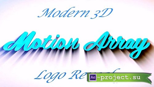 Modern 3D Logo Reveal 854180 - Project for After Effects