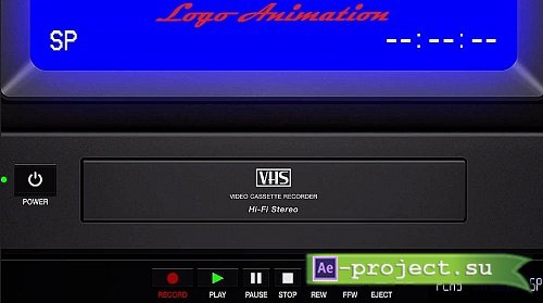 VHS Logo Animation Intro 854329 - Project for After Effects
