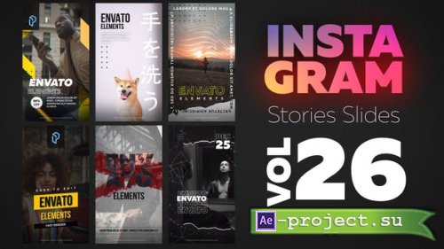 Videohive - Instagram Stories Slides Vol. - 26 29564013 - Project for After Effects