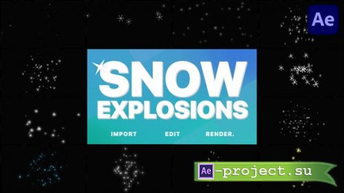 Videohive - Snow Explosions | After Effects - 29521504 - After Effects Project & Script