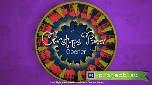 Videohive - Christmas Paper Opener - 29579690 - Project for After Effects