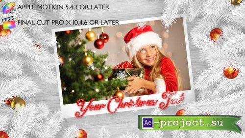  Videohive - White Christmas Slideshow - Apple Motion - 29516731 - Project For Final Cut & Apple Motion
