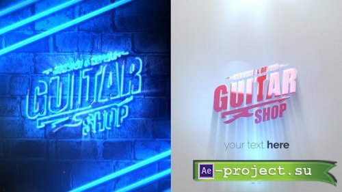 Videohive - Grunge Neon Logo Reveal - 29410714 - Project for After Effects