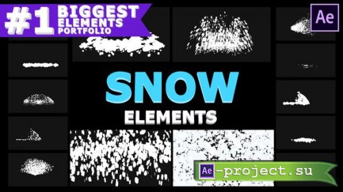 Videohive - Cartoon Snowflakes | After Effects - 29605909 - After Effects Project & Script