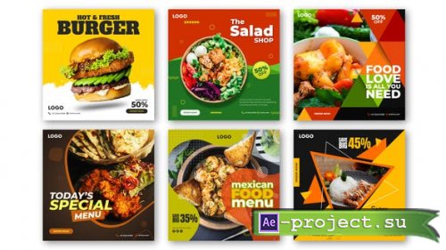Videohive - Food Promo Instagram Post V29 - 29603082 - Project for After Effects