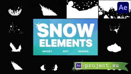 Videohive - Snowy Elements | After Effects - 29621259 - After Effects Project & Script
