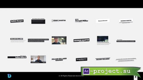 Videohive - Clean Lower Thirds - 23330184 - Project for After Effects