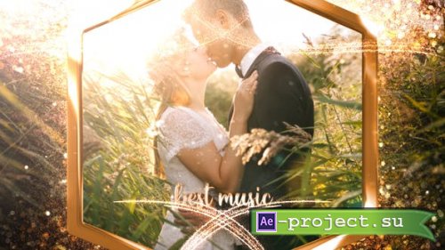 Videohive - Gold Wedding Slideshow - 28662612 - Project for After Effects