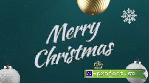 Videohive - Elegant 3D Christmas Intro - 29626091 - Project for After Effects