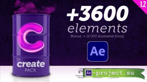 Videohive - Create Pack - 23938813 - Project & Script for After Effects