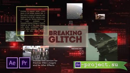 Videohive - Breaking Glitch Presentation Slideshow - 29622484 - Premiere Pro & After Effects Template
