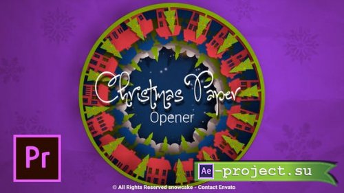 Videohive - Christmas Paper Opener For Premiere Pro - 29624969