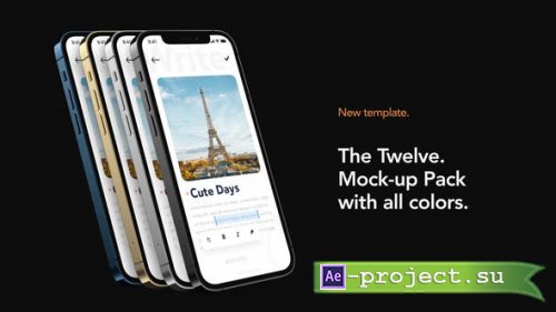 Videohive - The12 - Phone Mock-up Pack - 29564314 - Project for After Effects