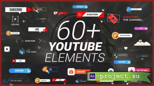 Videohive - Youtube Subscribe Pack - 29700822 - Project for After Effects
