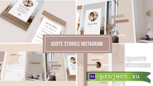 Videohive - Quote Instagram Stories - 29697548 - Project for After Effects